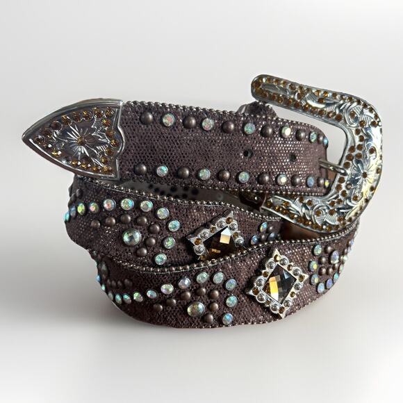 Bit & Bridle Accessories - NEW Bit & Bridle Women's RHINESTONE Western Cowgirl Belt - SIZE XXL Bling Chic